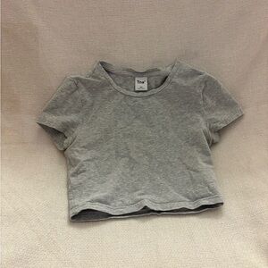 TNA Heather Gray Kids Short Sleeve Tee